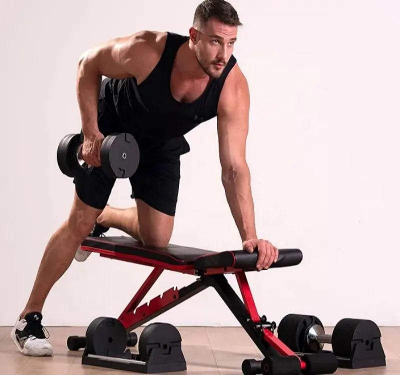 Strength Training Adjustable Workout Dumbbell Bench Adjustable For Home Gym