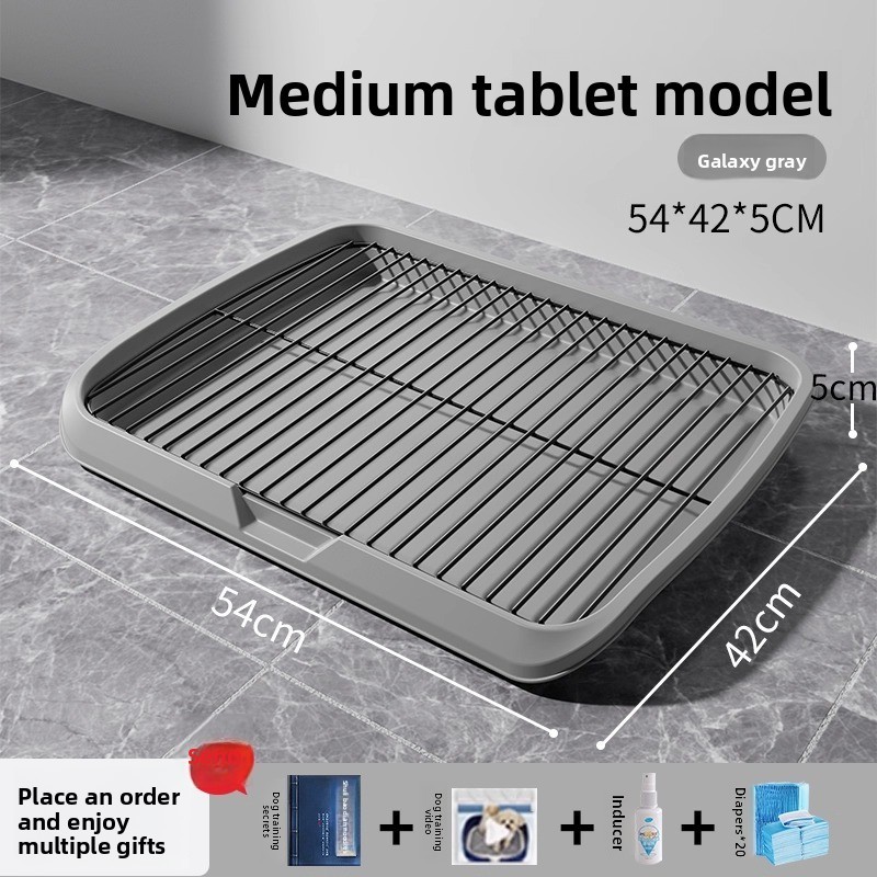 Medium size premium gray + 20 urine pads [Includes