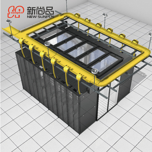 42U solución de centro de datos modular inteligente rack servidor gabinete de datos red inteligente Centro DE DATOS prefabricado - Product Image 4