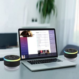 A prezzo di fabbrica portatile IPX7 impermeabile Bluetooth altoparlanti Wireless RGB illuminazione LED ventosa Mini 5W Computer scatola uso domestico - Product Image 4