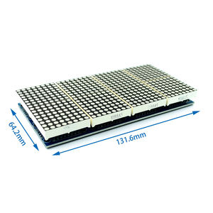 MAX7219 Dot-Matrixmodul 8 Dot-Matrix 2 * 4 Anzeigenmodul Steuerung Treiber Modul Elektronikkomponenten - Product Image 5