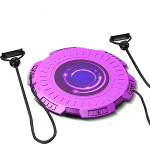 腰部训练器健身器优质健身房腰部扭转盘带松紧绳 - Product Image 1