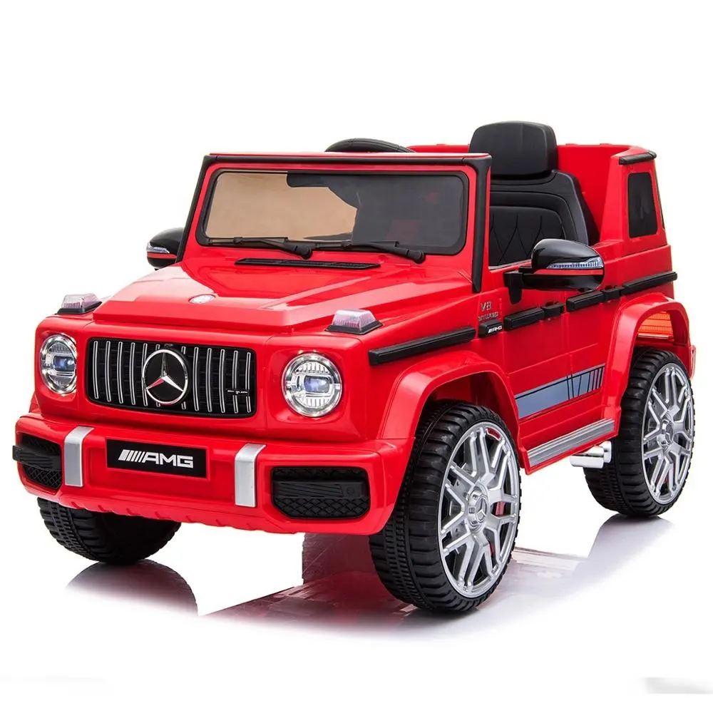 รถสำหรับเด็กใช้ขี่ G63รถเบนซ์12V ไฟฟ้ารถของเล่นเด็กแบตเตอรี่4x4ใช้สำหรับขับรถ