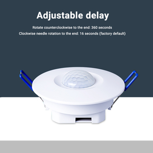 Buena Venta de interruptor de sensor de movimiento PIR de 220V para iluminación, controlador de interruptor inalámbrico de encendido y apagado automático