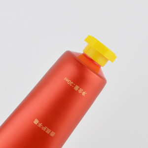 Küçük boş kozmetik BB krem ambalaj mat kırmızı ABL sıkmak el kremi plastik yumuşak tüp sekizgen kap 15ml 20ml 30ml - Product Image 5