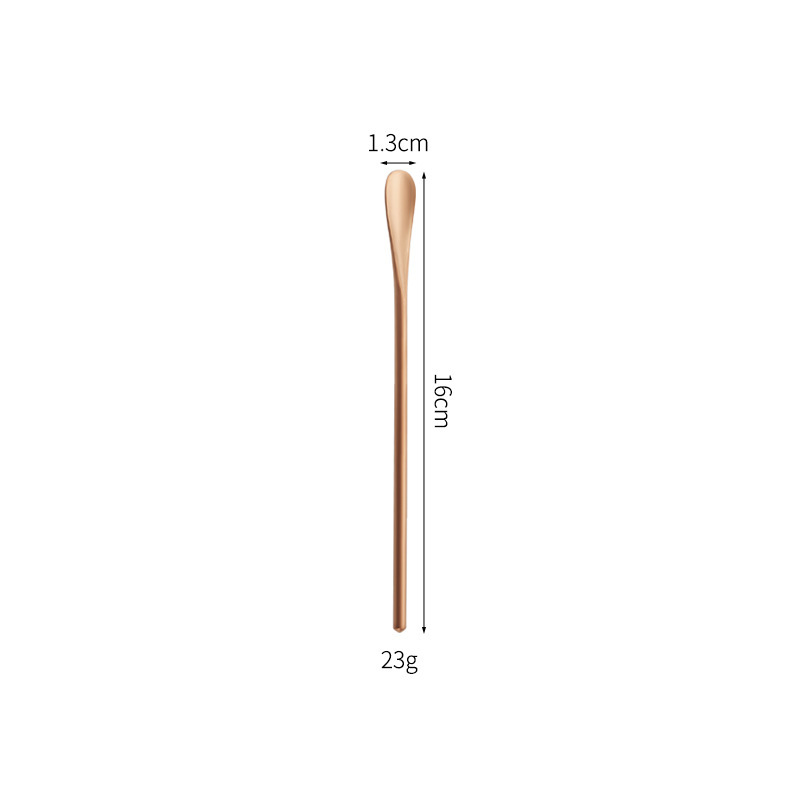 16cm rose gold spoon
