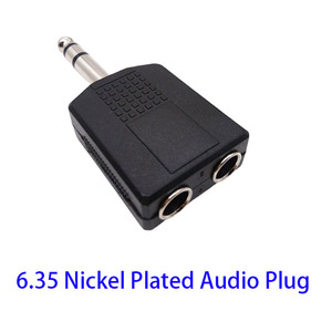 Enchufe de audio niquelado 6,35 de alta calidad, adaptador de enchufe de audio mono de 50V, adaptador de audio para micrófono y conexión de audio - Product Image 6