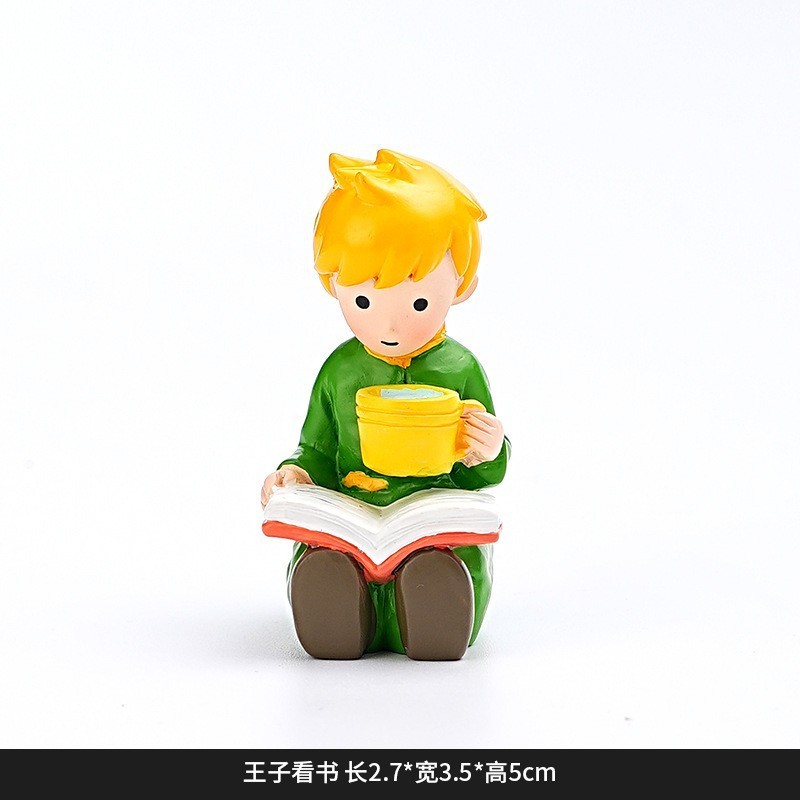 DY2260D Prince Coffee Reading Desktop Ornament