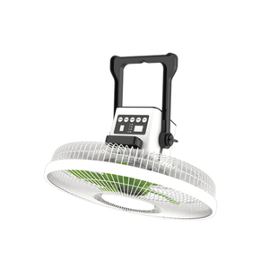 12-16 Zoll wiederaufladbares LED-Licht-Badezimmerventilator Stehventilator mit LED-Licht wiederaufladbarer Stehventilator für das badezimmer mit Fernbedienung - Product Image 6