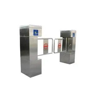 Efficient Automatic Flap Barrier Gate Access Control System QR Code Reader Swipe Card Swing Barrier Door <strong>Entry</strong> Pass Turnstiles - Product Image 5