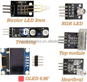 Elektronische Komponenten 38 in 1 Sensormodul-Kit für Arduin Raspberry Pi Project auf Lager 38 Sensor module