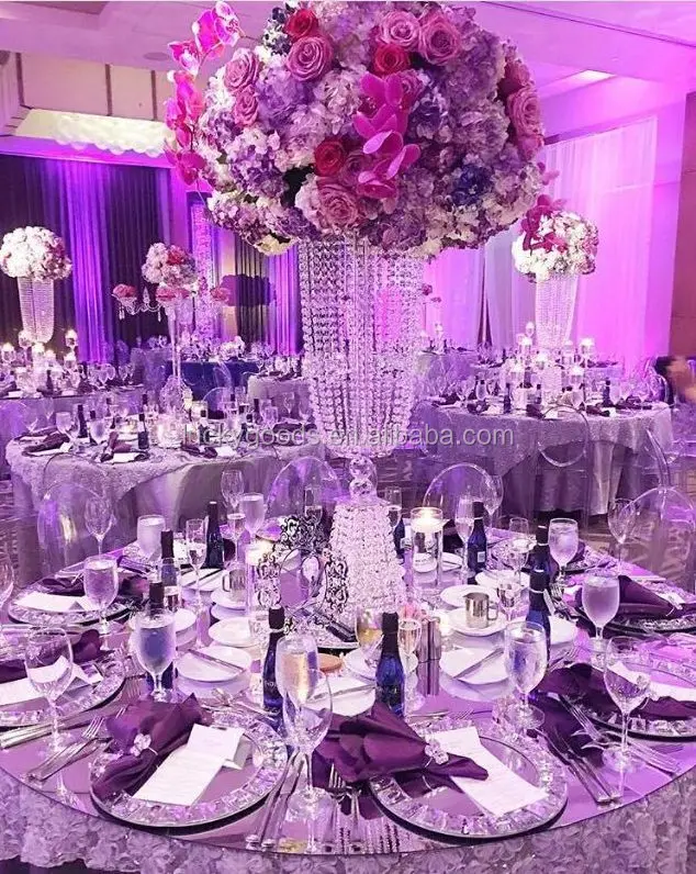 Decoración de mesa, centro de mesa LDJ309, Popular, cristal, boda