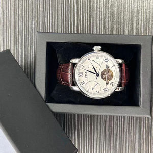 Luxury Mechanical Automatic Analog <strong>Watch</strong> Stainless Steel MIYOTA Leather Strap Glass Dial Window Simple Fashion Business Men - Product Image 2