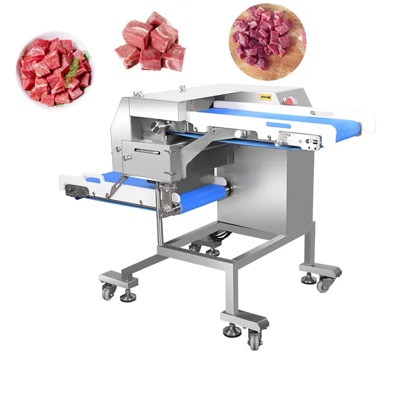 Affettatrice elettrica ad alta efficienza taglia carne industriale fresa per carne completamente automatica