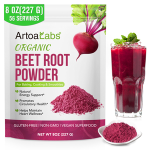 Экстракт корня свеклы Vegan Superfood способствует здоровью кровообращения органический порошок корня свеклы для повышения здоровья кровообращения - Product Image 1