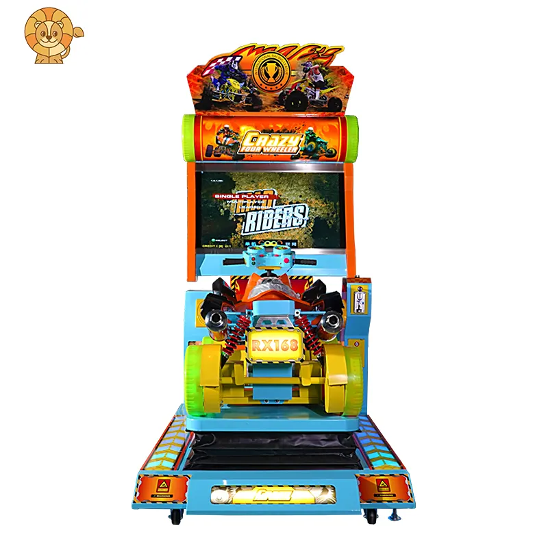 Jeu d'arcade de course de voiture à quatre roues, classique, machine, simulateur de course vidéo, jeux de voiture, Offre Spéciale