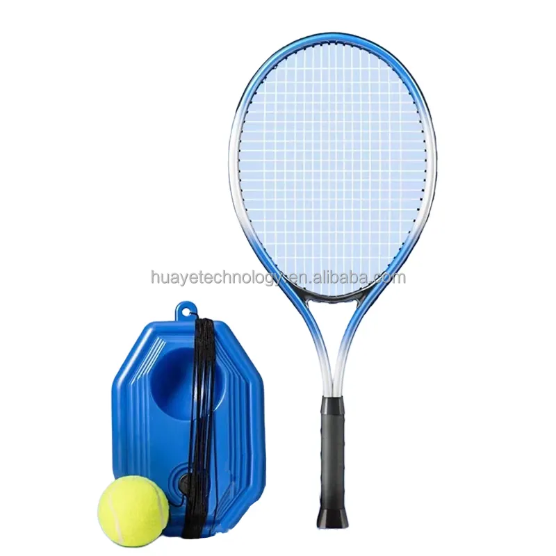 Yüksek kaliteli tenis-eğitmen tenis topu ile Set açık havada kendini uygulama ekipmanları için yenilikçi top oyunu ile halat tenis topu