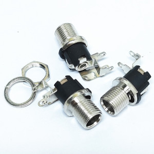 <strong>Panel</strong> <strong>Mount</strong> Dc Female Connector <strong>5</strong>.<strong>5</strong>*2.1mm <strong>3</strong> Pin Dc Power <strong>Jack</strong> Socket Connector