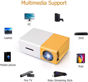 Fabrika ön projeksiyon projektör yg300 pro mini projektör sinema için lcd projektör - Product Image 5