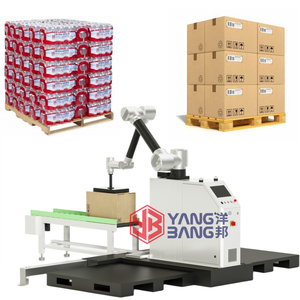Caja de cartón de manipulación automática, Cubo de botella de bloque, robot paletizador robótico, apilador de palés con precio de Robot paletizador, 2 unidades - Product Image 1