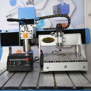 小型台式3D数控路由器3040/小型数控雕刻切割机，用于木材，PVC，丙烯酸，石材，铝 - Product Image 3