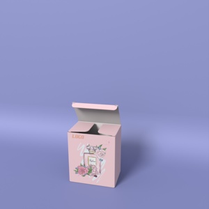 Pembe Girly tasarım parfüm şişe ambalajlama kutu 10ml 20ml 30ml 50ml parfüm özel kağıt kutu parçalanabilir kozmetik kağıdı posta gönderim kutusu - Product Image 4