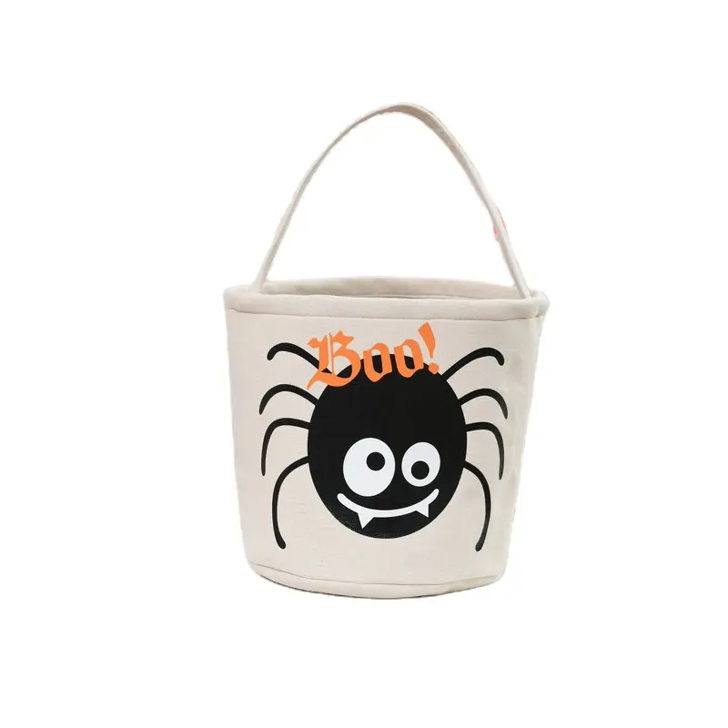 Decoración de Halloween personalizada, venta al por mayor, accesorios de Halloween para niños, cesta de Halloween DIY