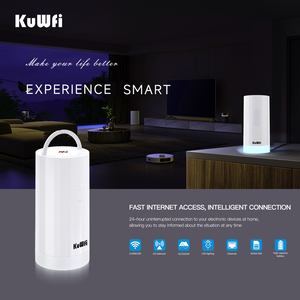 Cat6 10000mAh แบตเตอรี่ kuwfi เราเตอร์4G + Wi-Fi ซิมการ์ด TTL กลางแจ้งในร่ม4G + เราเตอร์ไร้สายพร้อมไฟตั้งแคมป์