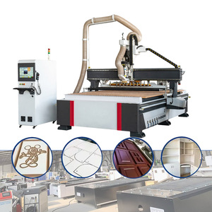 3D Holz bearbeitungs fräser 10PCS Werkzeuge wechseln mit Syntec Controller MDF Tür schrank Möbel 1530 Linear Atc Holz CNC Fräser - Product Image 1