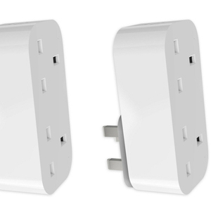 Venta caliente británico Alexa 13A Tuya WiFi Reino Unido Extensión multifunción toma de corriente inteligente enchufe con eléctrico - Product Image 2