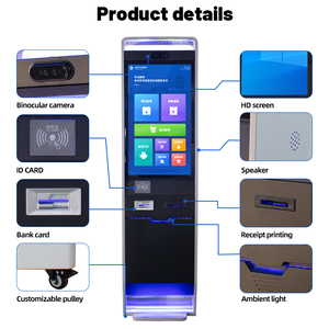 כרטיס חדר כרטיס כרטיס מדפיס קיוסק עצמי בקיוסק במספקי שירות עצמי במלון מזומנים ומטבע מטבע לממחזר אנדרואיד - Product Image 2