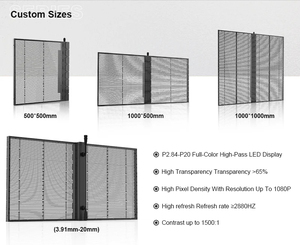 ผนังโปร่งใส LED สำหรับหน้าจอกระจก3D กำหนดเองจอแสดงผลโฆษณาโปร่งใส LED ในร่ม