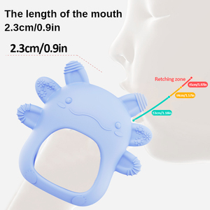 Trẻ sơ sinh bé món quà dễ thương động vật axolotl <span class=keywords><strong>Teether</strong></span> găng tay BPA cấp thực phẩm miễn phí Silicone bé mọc răng nhai đồ chơi cho 0-6 6-12 tháng - Product Image 5