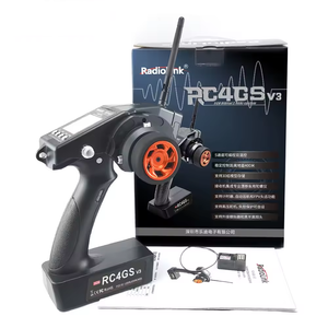 RadioLink RC4GS V3 <strong>RC</strong> 400 Meters Control Distance Gyro Integrated Receiver FPV Head Tracked Tanks Crawlers Surface Transmitter - Product Image 1