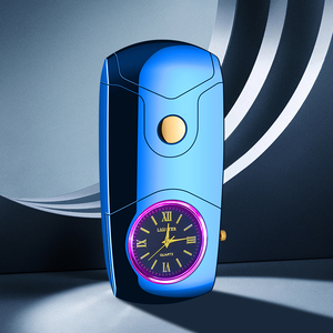Multi-Functionl USB Rechargeable Dual Arc Lighting Watch <strong>Clock</strong> <strong>Lighter</strong> Plasma <strong>Lighter</strong> - Product Image 5