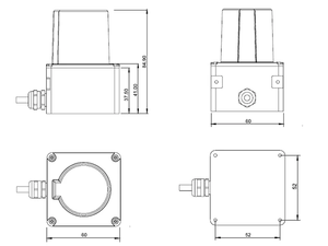 AS-31C 2D Mobile LiDAR Scanner <strong>Sensor</strong> ROS System Mapping Function with Level <strong>Sensor</strong> for Collision Avoidance for Indoor Mapping - Product Image 3
