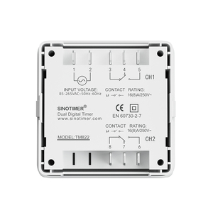 Due gruppi di uscita controllo separato 7 giorni settimanale programmabile 2 canali Timer interruttore tempo Min. - Product Image 2