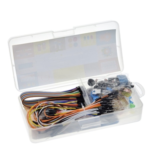 TZT Diy Electronic Component Base Fun Kit für Arduino Raspberry Pi Bundle mit Breadboard-Kabel widerstand, Kondensator