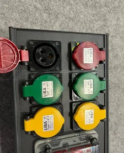 กล่องพลังงานอะลูมิเนียมอัลลอย6ทางพร้อมรุ่นตรวจสอบแรงดันไฟฟ้า-สำหรับไฟ LED และเสียงโดยเฉพาะ Weibo กันน้ำ