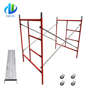 Escalera de metal andamio caminar a través del marco andamio estándar especificación de material andamio usado para la venta - Product Image 1