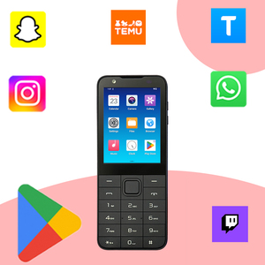 Hot TIQ MINI M5 Lightweight US 4G <strong>Verizon</strong> AT&amp;T T-Mobile Dual SIM Dual Camera 32GB Google Touch Screen Keyboard Button Smartphone - Product Image 4
