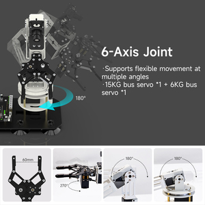 DOFBOT SE 6DOF Roboterarm mit einer 3MP-Kamera Kosten günstiges AI Robotics Learning Kit basierend auf einem virtuellen Maschinen system und ROS
