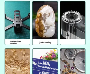 Máquina de grabado para carpintería CNC completamente automática pequeña 2020 para piedra, acrílico publicitario, PVC, Jade y corte de Esmeralda - Product Image 3