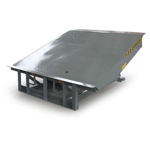 Contenedor móvil Manual Hidráulico Altura ajustable Borde mecánico del nivelador de muelle Rampa de carga de patio fija plegable - Product Image 1