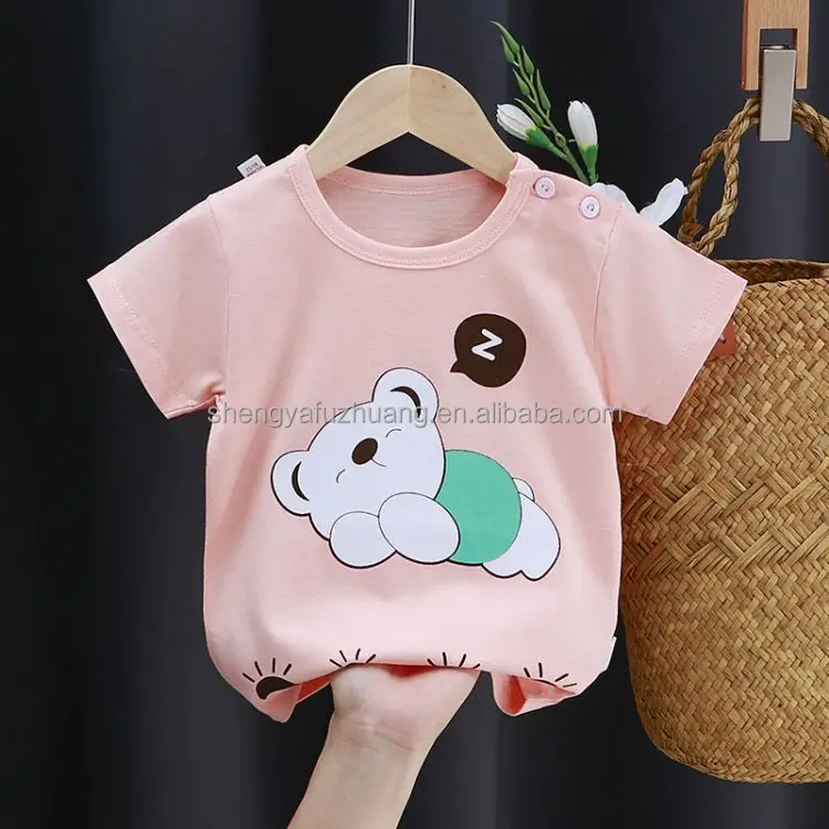 New arrival stylish children clothes t shirt wholesale 100% cotton custom print t shirt For children baby boys & girls tshirts