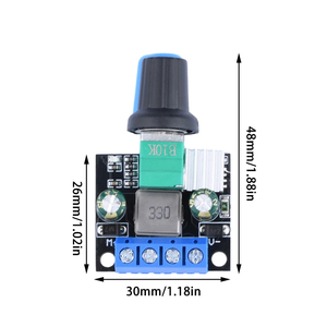 DC12V/24V PWM regolatore di velocità del motore LED Dimmer per spazzole motore Brushless LED striscia di luce - Product Image 5