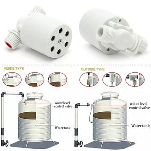 1/2&quot; 3/4&quot; 1&quot; Normally Open Plastic Mini Ball <strong>Float</strong> <strong>Switch</strong> Water <strong>Level</strong> <strong>Control</strong> Valve - Product Image 5
