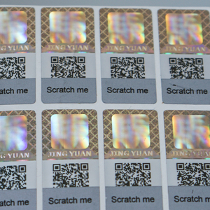 Sistema de consulta de autenticidad personalizado, Impresión de etiquetas a prueba de manipulaciones, etiquetas de seguridad PET, código QR oculto, pegatinas de rascado de trayectoria 3D - Product Image 6
