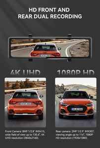 11.26 Inch Mirror Dash Cam Carplay Adas 4K Screen Car <strong>Camera</strong> with Gps Tracking System - Product Image 4