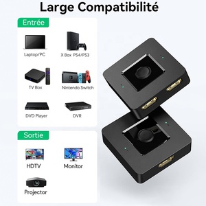 4K HDMI 2,0 Bi Direction Switch y Splitter 2In1 HDMI Bidireccional Switch Switcher
